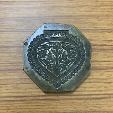 bell metal jewelry stamp die seal birds & flowers design Rarest, Old antique  picture