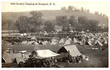 RPPC Newport New York 10th Calvary Camping Posted 1914 Postcard F.E. Mohr picture