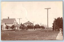 Sargent Nebraska NE Postcard RPPC Photo Houses Scene 1908 Posted Antique picture