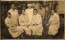 RPPC real photo ca. 1915 ~ Women's Hospital? Nurse? Doctor? AK Graz picture