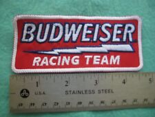 Budweiser Racing Team Service Parts Dealer Hat Patch picture