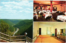 Penn-Wells Hotel Wellsboro PA Advertising Unused Linen Postcard Vintage picture