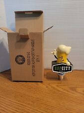 Hop City beer Mr huff Figure  guy tap handle short bar pub Canada new picture