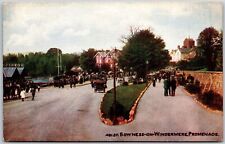 Bowness On Windermere Promenade England United Kingdom Street Postcard picture