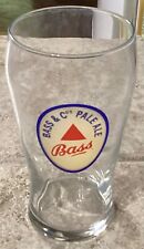 Vintage 1980’s Bass & Co's Pale Ale Logo Beer Pint Glass 16 oz  picture