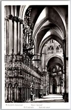 Toledo - Cathedral Nave Lateraf Nef Laterale Spain Real Photo RPPC Postcard picture