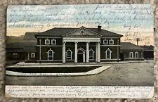 13458 C. and O. Depot, Charlottesville, Va. Postcard 1909 Posted picture