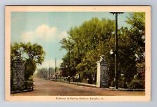 Sarnia-Ontario, Entrance to City, Antique Vintage Souvenir Postcard picture