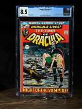 TOMB OF DRACULA #1 CGC 8.5 April 1972 KEY ISSUE 1st Appearance Neal Adams Marvel picture