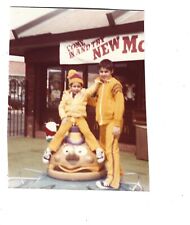 Vintage Color Photo Cute Hispanic Boys MC DONALDS Mayor McCheese 1982 Rare picture