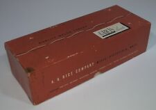 Brick Red Rice's Quality Nylon Threads Empty 4 Spool Box Only A.H. Rice picture