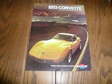 1973 Chevrolet Corvette Sales Brochure - Vintage picture
