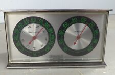 Vintage Springfield Temperature & Humidity Gage Works Made In The USA picture