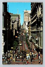 San Francisco CA-California, This Powell And Market, Vintage Postcard picture