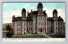 Syracuse University NY-New York, Hall Of Languages, Vintage c1907 Postcard picture