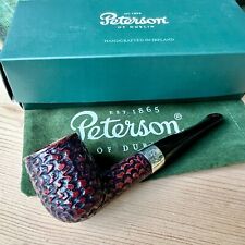 Peterson Donegal Rocky Rusticated Billiard (X105) Fishtail Tobacco Pipe - New picture