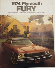 1974 Plymouth Fury I Fury II Fury III Fury Gran Coupe Dealership Sales Brochure picture
