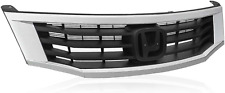 Front Bumper Hood Upper Grill Grille Trim Compatible with Honda Accord Sedan 4-D picture