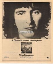 1978 AL STEWART TIme Passages Vintage Album Promo Print Ad picture