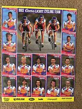 Coors Light Bike Cycling Racing Team Trading Cards 1993 Serotta Campagnolo picture
