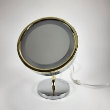 Jerdon Product Vanity Magnifying Makeup Mirror Vintage Gooseneck Light Up J996CG picture