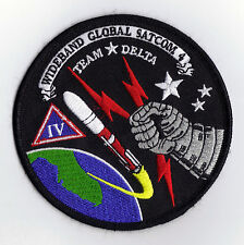 ORIGINAL WIDEBAND GLOBAL SATCOM (WGS) 4 DELTA IV LAUNCH USAF SATELLITE PATCH  picture