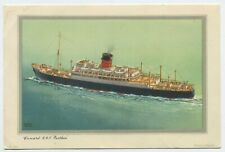 Cunard Line R.M.S. Parthia Ocean Liner Ship Abstract Of Log Liverp New York 1957 picture