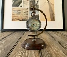 White Star & Titanic Porthole Optical Glass Nautical Desk Timer Clock Home Décor picture