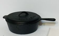 STANSPORT PRE-SEASONED CAST  IRON SKILLET  w-Lid 10 in picture
