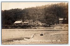 c1910's Ferry Across Mohawk River Sprakers New York NY RPPC Photo Postcard picture