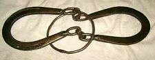 Antique VERY LARGE HORSE SHOE PUZZLE Forged Very Unique A LOT OF FUN WOWZERS picture
