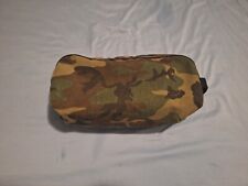 U.S. Army Woodland Camo Travel Kit Bag Used picture