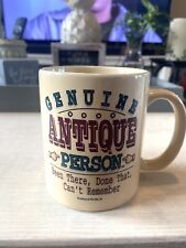 Laid Back Vintage Antique Person Coffee Cup Mug 1993 picture