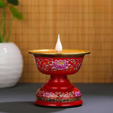 1pairs 10cm LED Buddhist Supplies Butter Lamp Buddha Lamp Tibetan Candle Holder picture