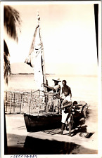 Postcard  Fishermen Arriving  Pescadores Islands C 7 picture