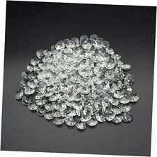 200Pcs/Set 14MM Transparent K9 Crystal Beads Chain Refraction Glass Chandelier  picture