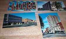 Vintage Lot 4 Eylria Ohio Post cards standard size picture