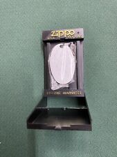 8-ZIPPO OVAL STAINLESS KEYCHAIN picture
