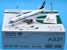 JC Wings 1:200 Saudi Arabian Airlines Airbus A321 Diecast Aircraft Model HZ-ASAC picture