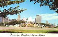 Chicago Buckingham Fountain 1968 Vintage Postcard  picture