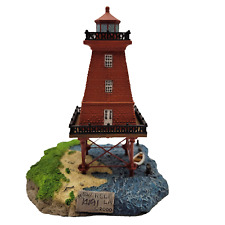 LOUISIANA SOUTHWEST REEF Lighthouse Harbour Lights 2000 Figurine with Box picture