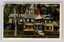 Concord MA-Massachusetts, Home of Nathaniel Hawthorne, Vintage c1910 Postcard picture