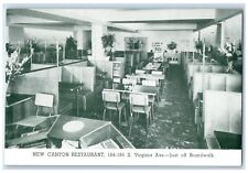 c1940 New Canton Restaurant S. Virginia Ave. Atlantic City New Jersey Postcard picture