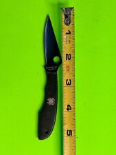 Spyderco GrassHopper Folding Knife Stainless Steel Handle.   #55A picture