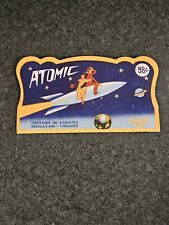 VINTAGE 1950's GOLD EYE ATOMIC SEWING KIT  with NEEDLES (NO THREADER) picture