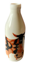 Art Kenneth Townsend Happy Cow Egizia Milk Glass Bottle 1 Litre 10