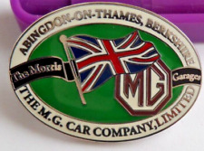 MG Car Company Abingdon on Thames Lapel Tie Scarf Hat Pin Badge Very Rare picture