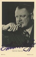 Heinrich George- Signed Vintage Picture Postcard picture