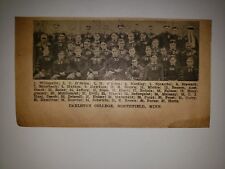 Carleton College Northfield Minnesota 1922 Football Team Picture RARE picture