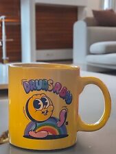 Coffee Tea Mug Large Ink Boy Drugs R Bad Yellow Rainbow 4
